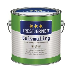 Trestjerner Gulvmaling Halvblank